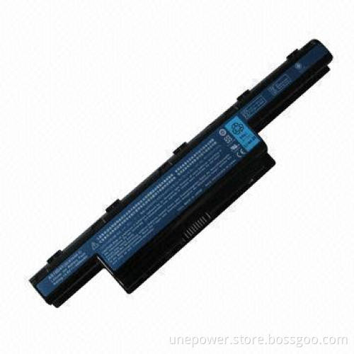 6 Cells Laptop Battery, 4400mAh 11.1V 49W, Replacement for Acer 4741, Black Color